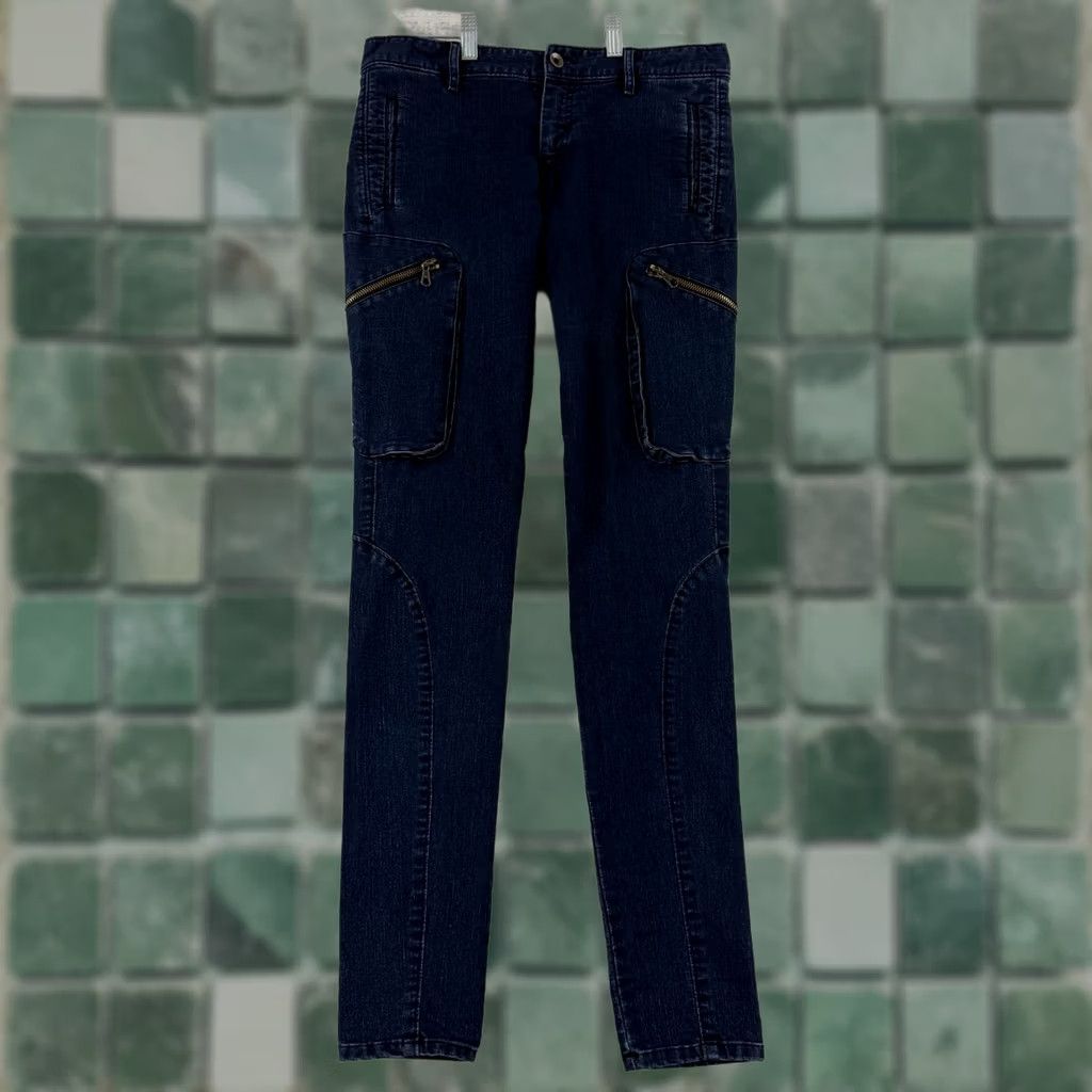 Rag & Bone Rag & Bone Jeans Womens Size 4 Blue Denim Skinny Low Rise Cargo Pocket Zip Size 27" / US 4 / IT 40 - 1 Thumbnail