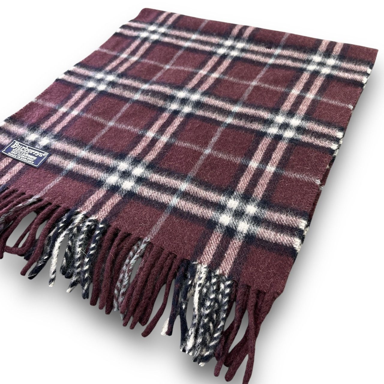 Vintage Burberry Scarf / Muffler / Neckwear T709
