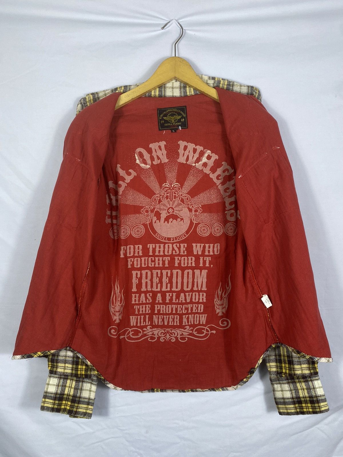 Iron Heart Japan Skull Flight Frodoom Button ups iron heart style Size US L / EU 52-54 / 3 - 2 Thumbnail