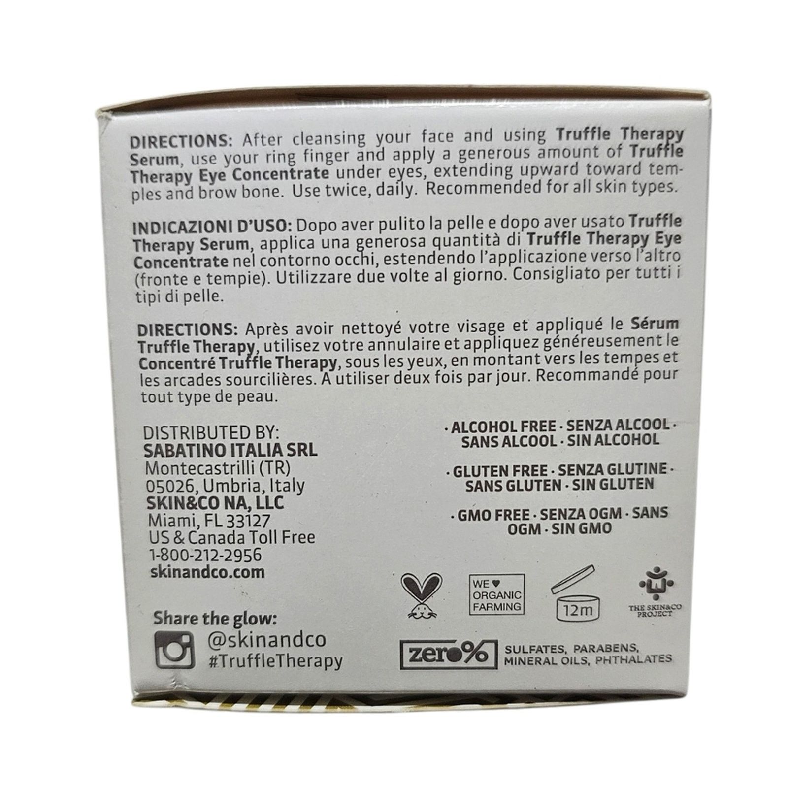 Skin SKIN&CO Roma Truffle Therapy Truffle Eye Contour Concentrate Size ONE SIZE - 3 Thumbnail