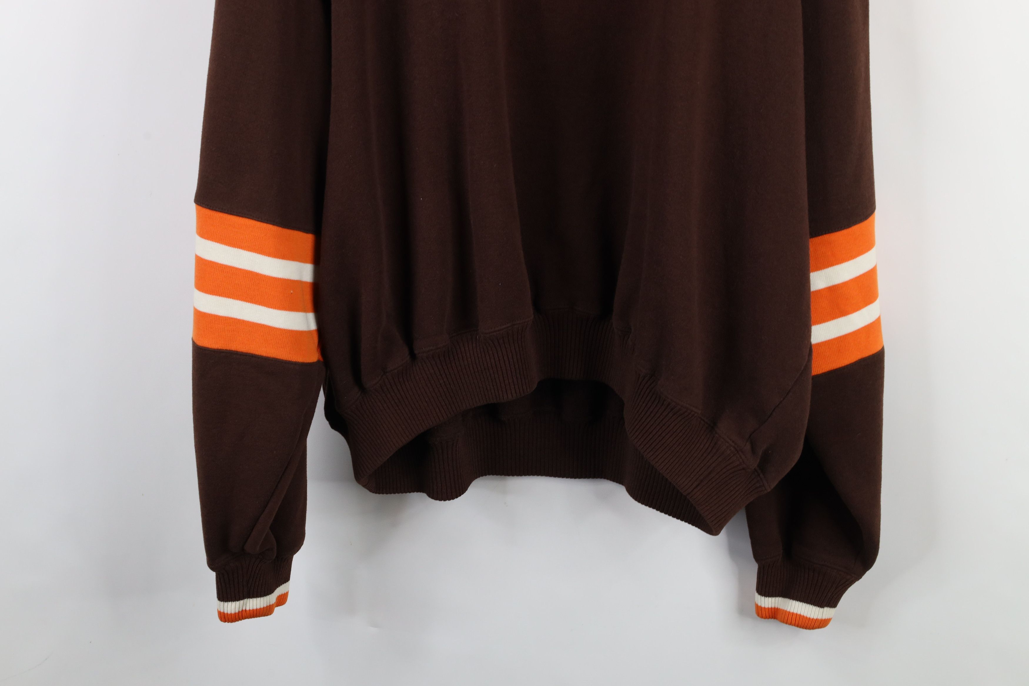Vintage Vintage 90s Spell Heavy Cleveland Browns Football Sweatshirt Size US XXL / EU 58 / 5 - 14 Thumbnail