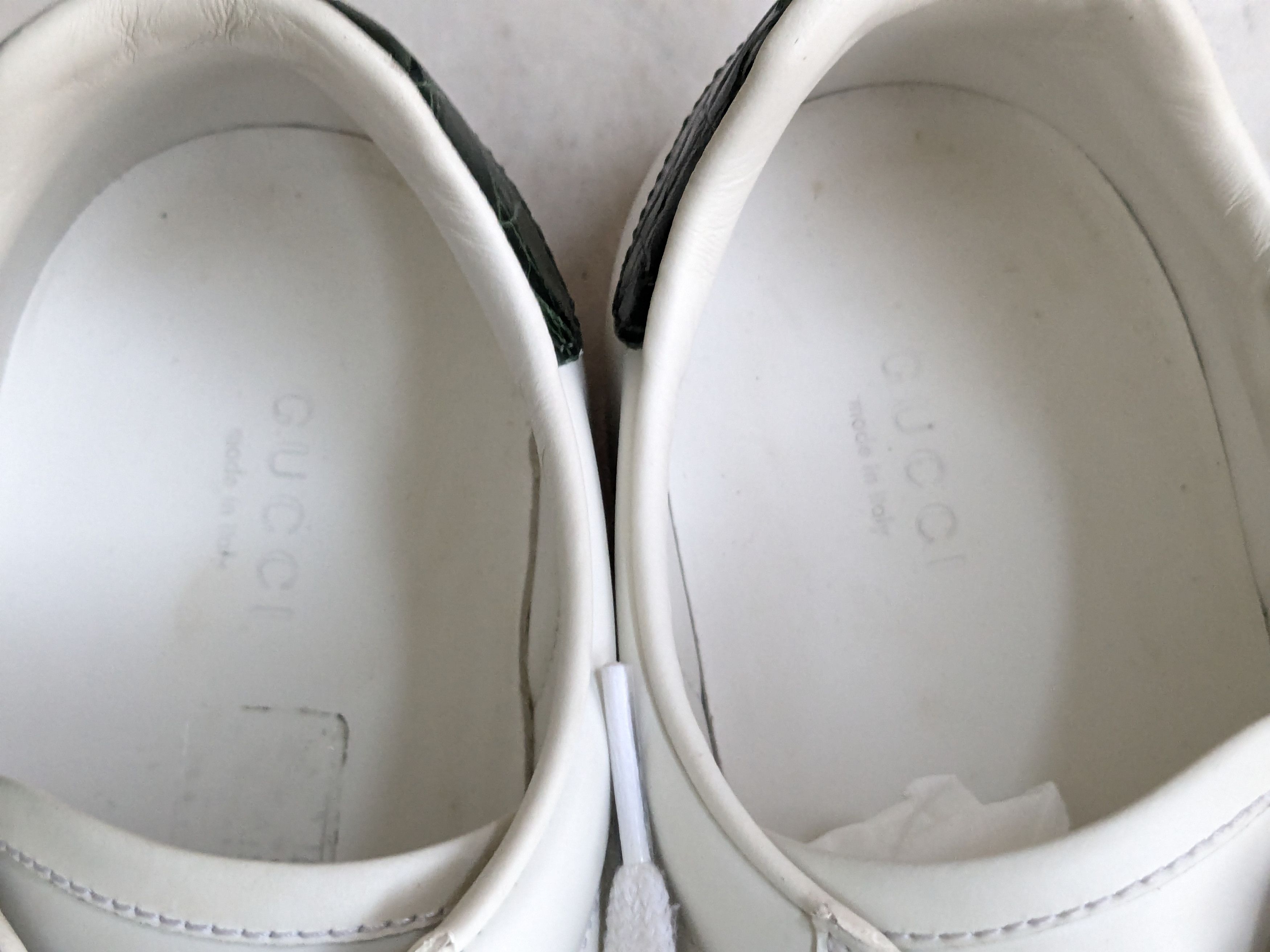 Gucci Gucci Ace Sneakers 7 White Leather Low 386750 Size US 7 / EU 40 - 6 Thumbnail