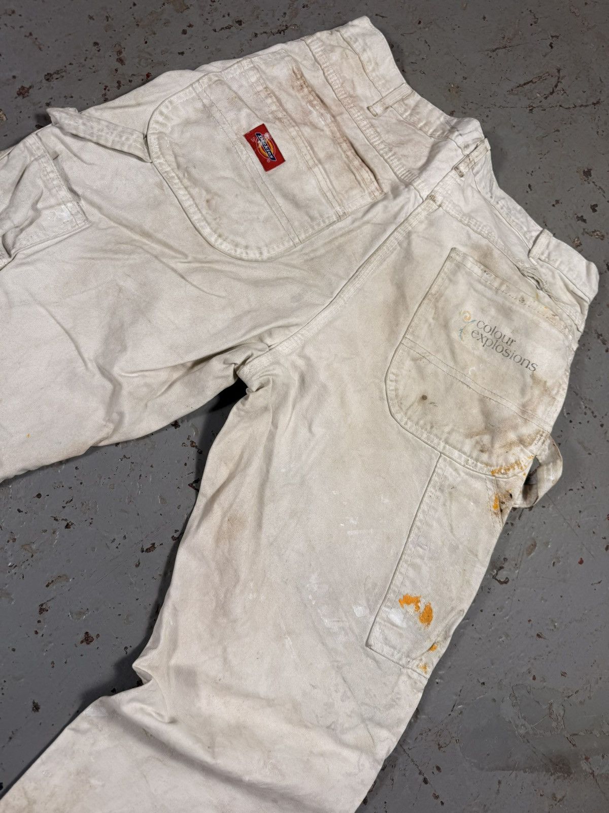 Dickies Vintage Dickies Insane Painter Splattered Carpenter Pants Size US 34 / EU 50 - 8 Thumbnail