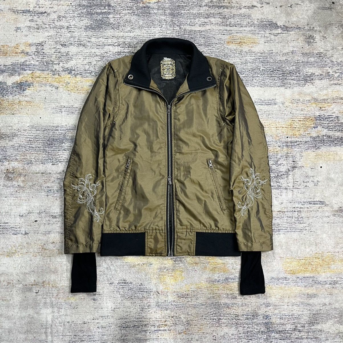 14th Addiction Vintage Midas embroidery iridescent jacket thumbholes sleeve Size US M / EU 48-50 / 2 - 3 Thumbnail