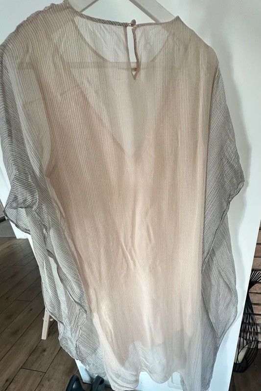 Bcbgmaxazria Silk dress bcbgmaxazria beuge caftan Size ONE SIZE - 6 Thumbnail