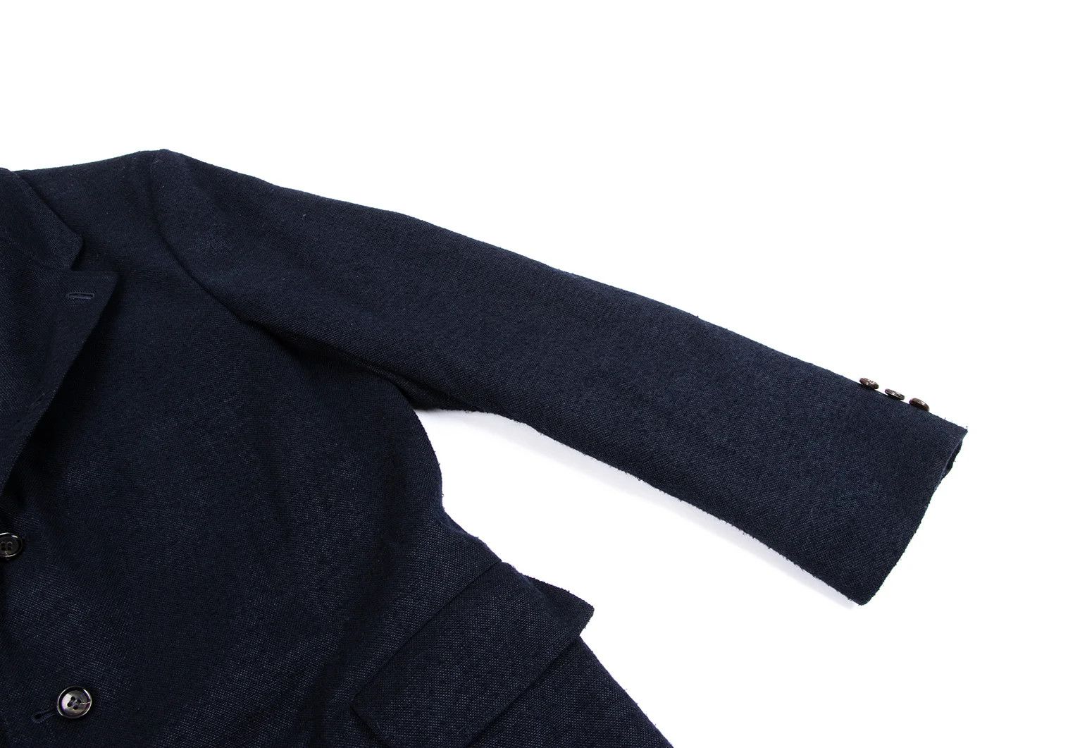 Comme des Garcons Homme Plus Polyester 4B Jacket in Navy, Size M Size US M / EU 48-50 / 2 - 5 Thumbnail
