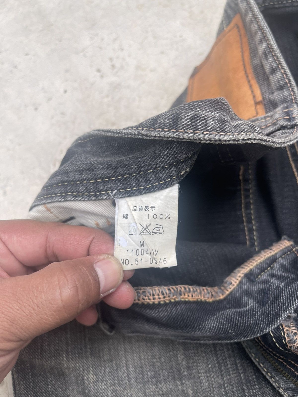 Johnbull Johnbull Kojima Japan Faded Black denim Size US 30 / EU 46 - 10 Thumbnail