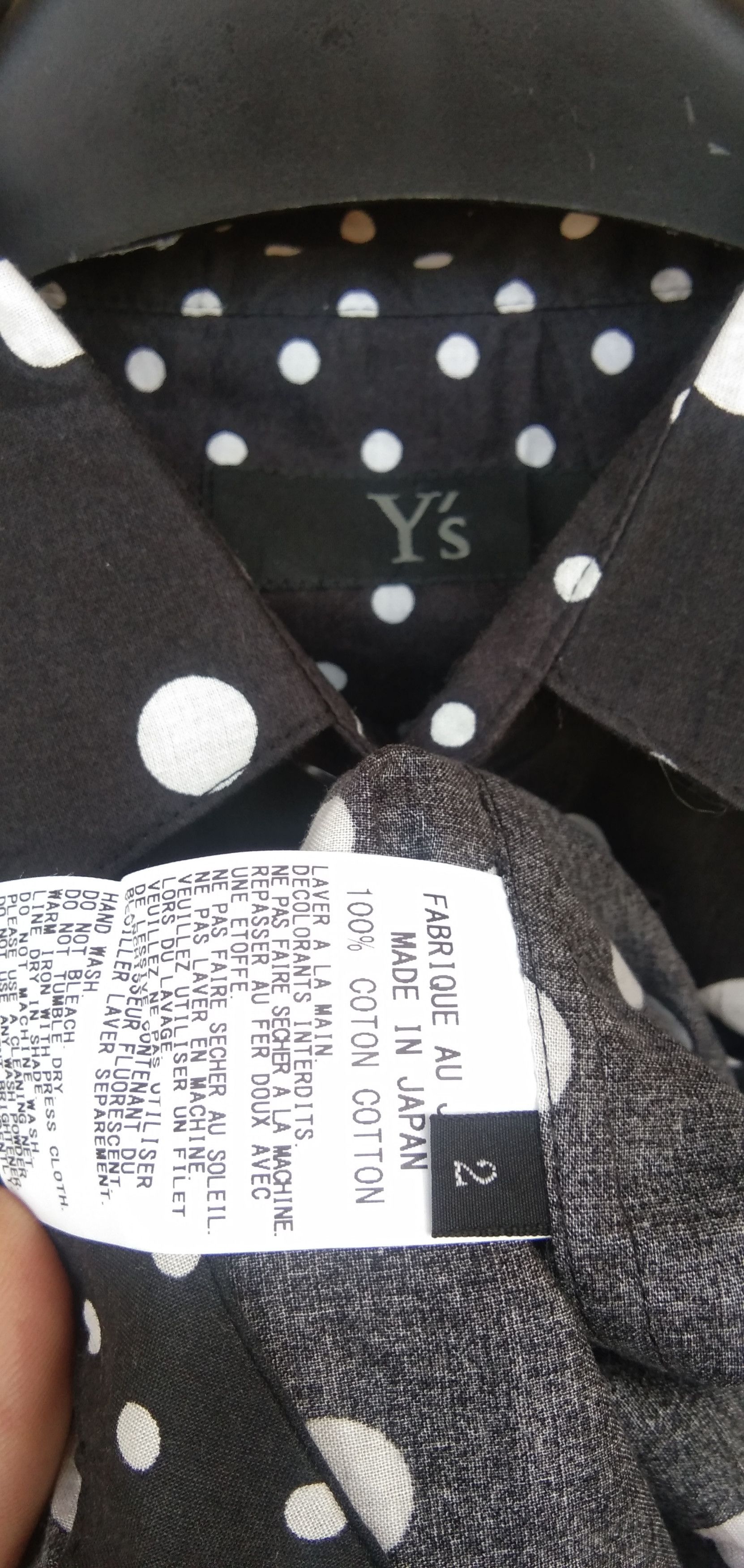 Y's Size 2 Y's yohji yamamoto tops polka Size M / US 6-8 / IT 42-44 - 6 Thumbnail