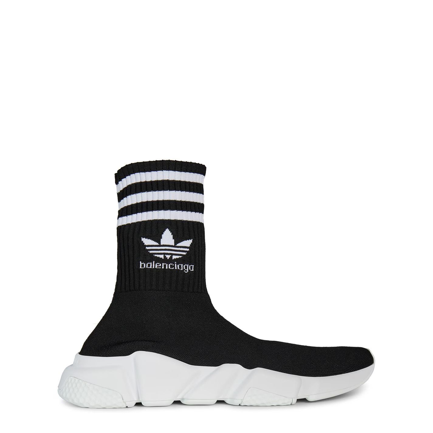 Adidas × Balenciaga o1g2r1mq0226 Sock Trainers in Black/White Size US 7 / EU 40 - 1 Thumbnail