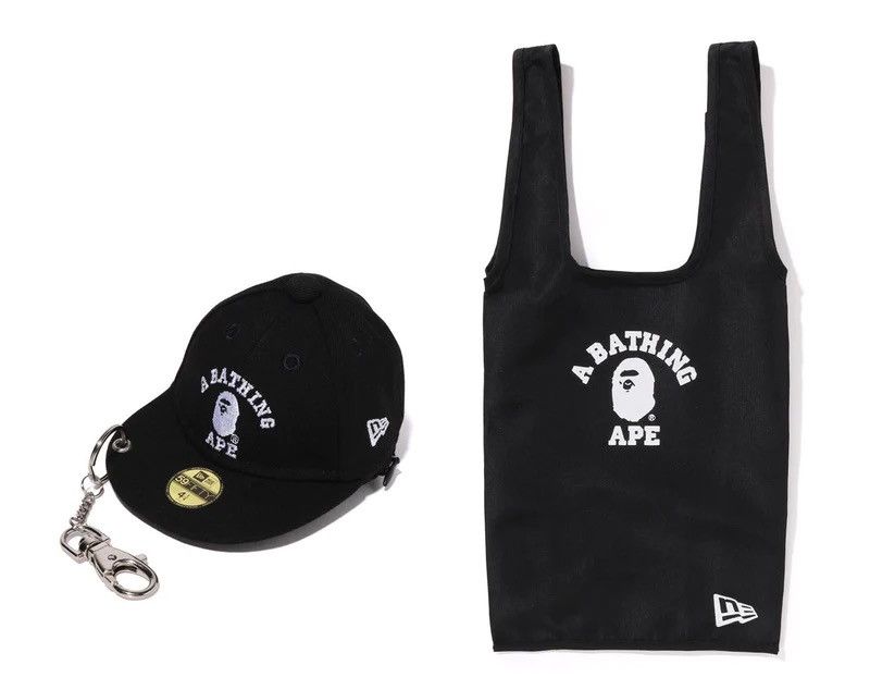 image of Bape New Era Keychain & Ecobag, Men's