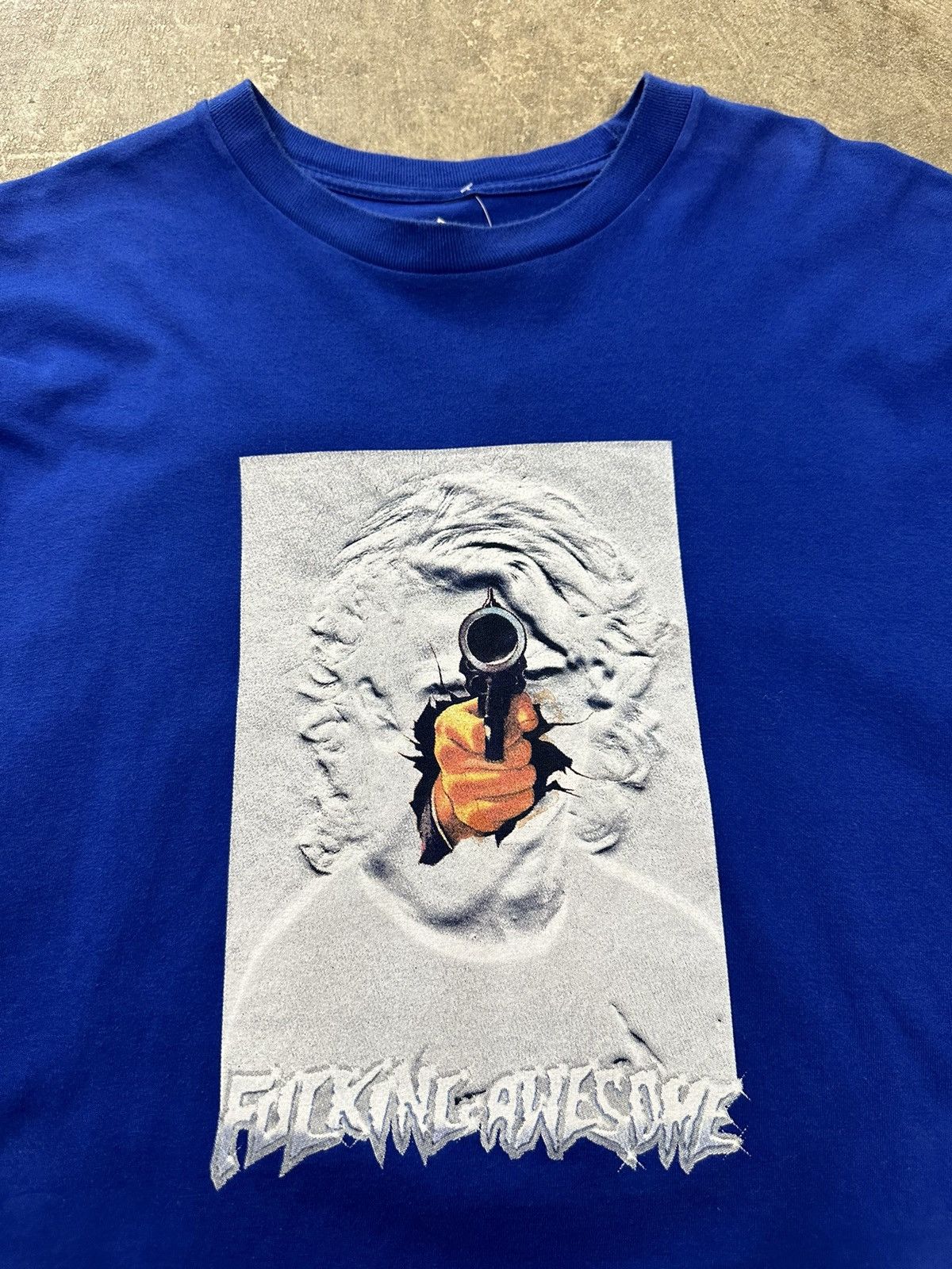 Fucking Awesome Fucking Awesome FA Gun Shot Portrait Skater T-Shirt Size US XL / EU 56 / 4 - 4 Thumbnail