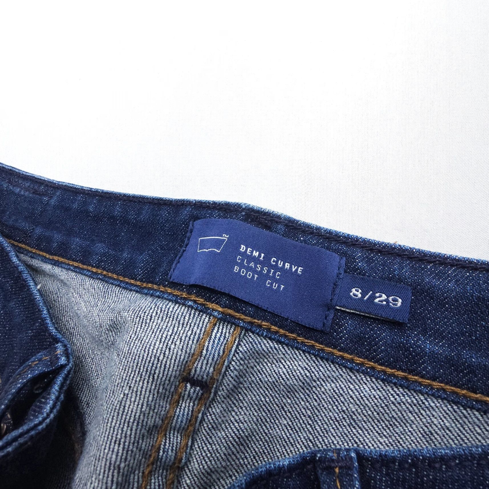 Levi's VINTAGE Levi's Demi Curve Classic Bootcut Jeans Womens 8 / 29 Dark Wash Vintage 2000's Y2K Size 30" / US 8 / IT 44 - 6 Thumbnail