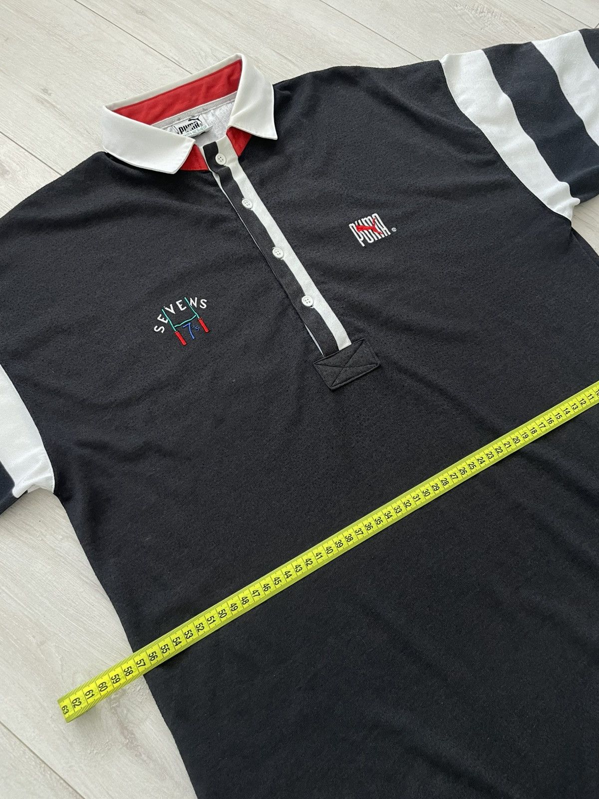 Puma Vintage Puma Sevens 1980’s Rugby Jersey Long Sleeve RARE Size US XL / EU 56 / 4 - 11 Thumbnail
