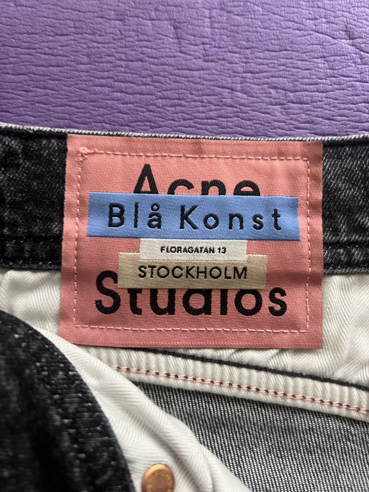 Acne Studios Acne Studios Blå Konst Jeans-Stockholm Denim Size 29" - 1 Thumbnail