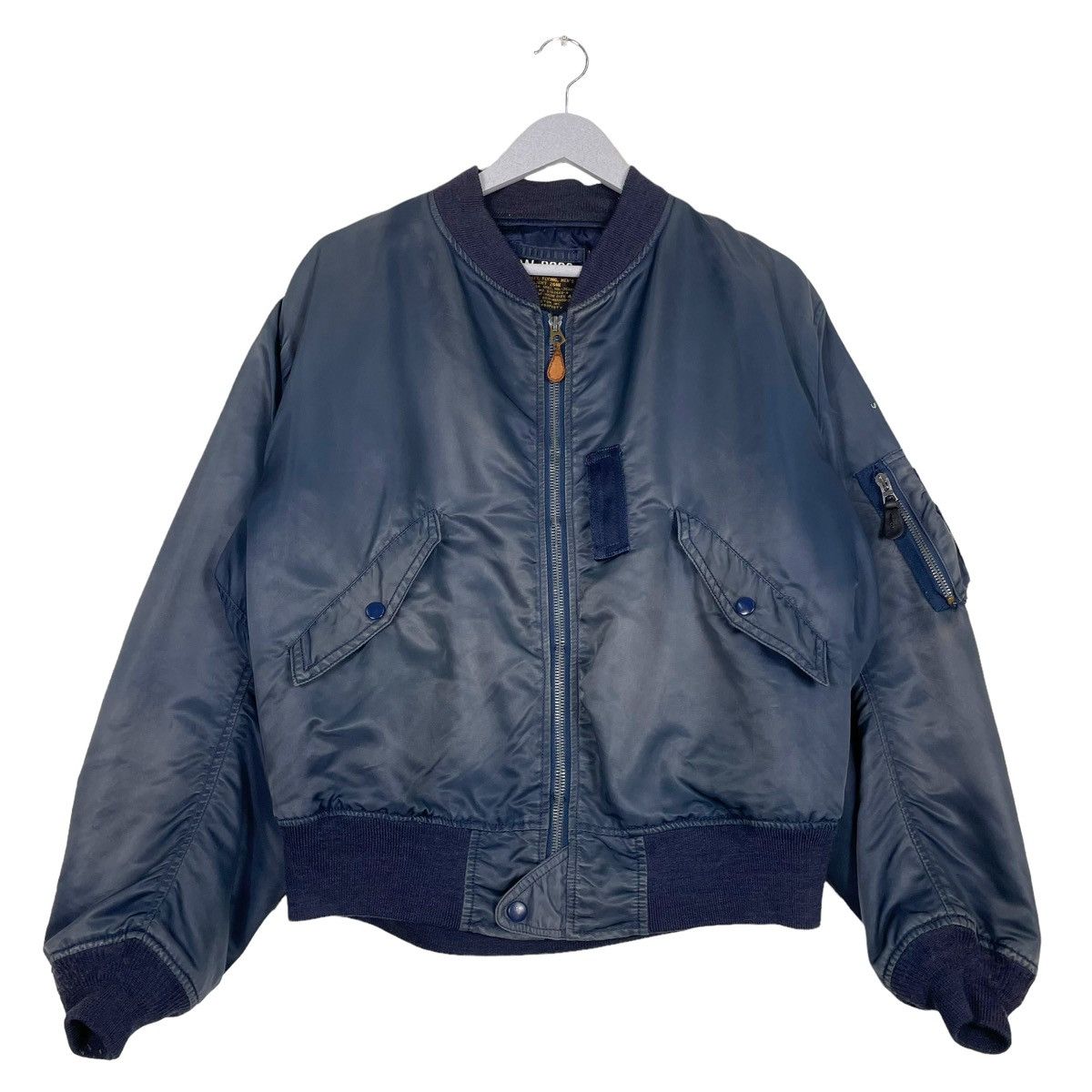 Japanese Brand 💥HOUSTON INC TYPE MA1 RIOT BOMBER SUNFADED JACKET Size US L / EU 52-54 / 3 - 1 Thumbnail