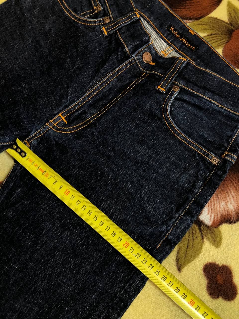 Nudie Jeans Nudie Jeans Men Lean Dean Dark Wash Denim jeans Size US 31 - 10 Thumbnail