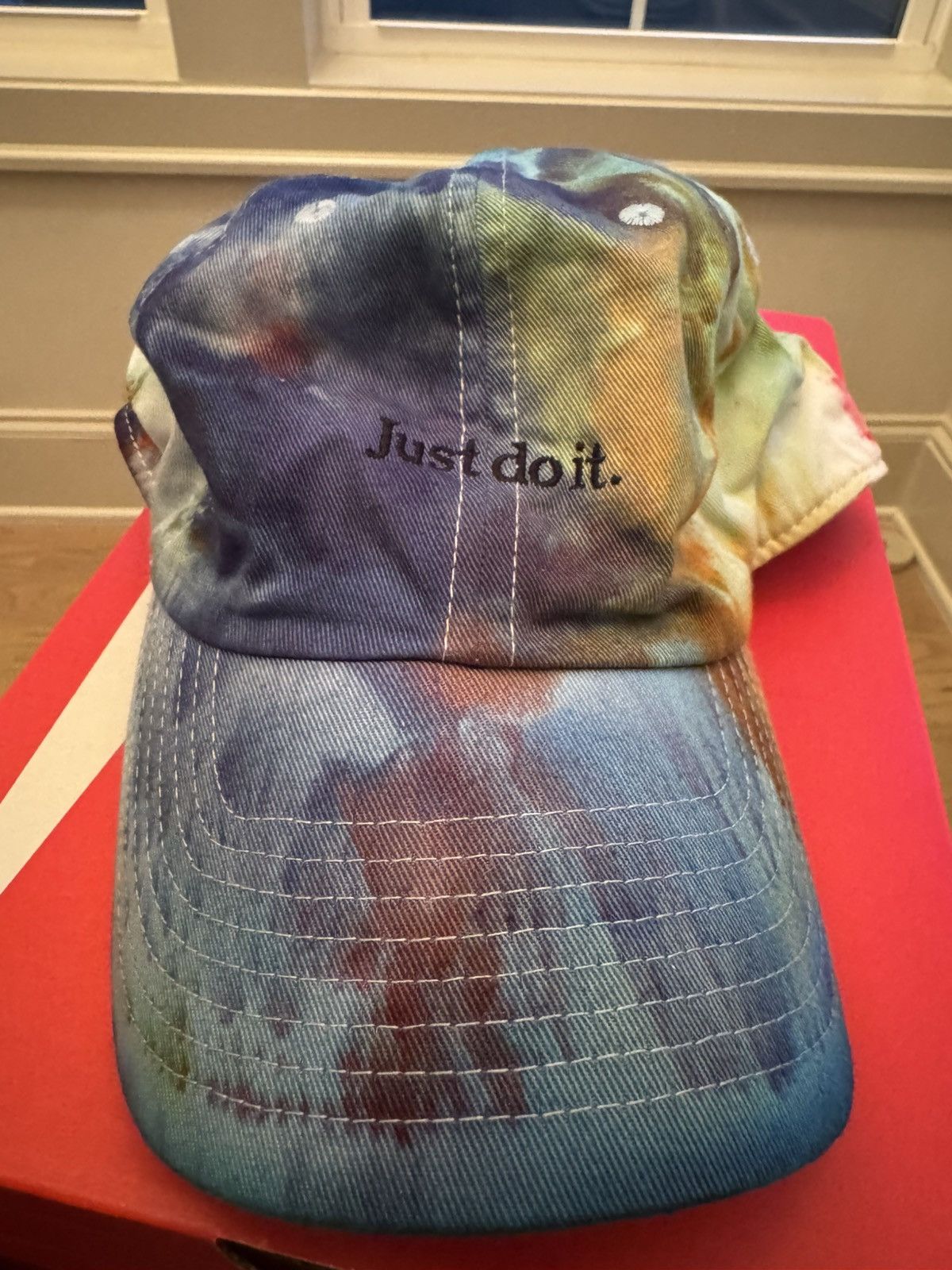 Nike 1of1 hand dyed tie dye Nike dad hat Size ONE SIZE - 5 Thumbnail