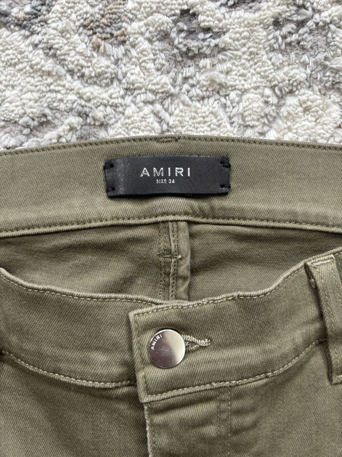 Amiri Amiri olive Bandana Patch Size US 34 / EU 50 - 3 Thumbnail