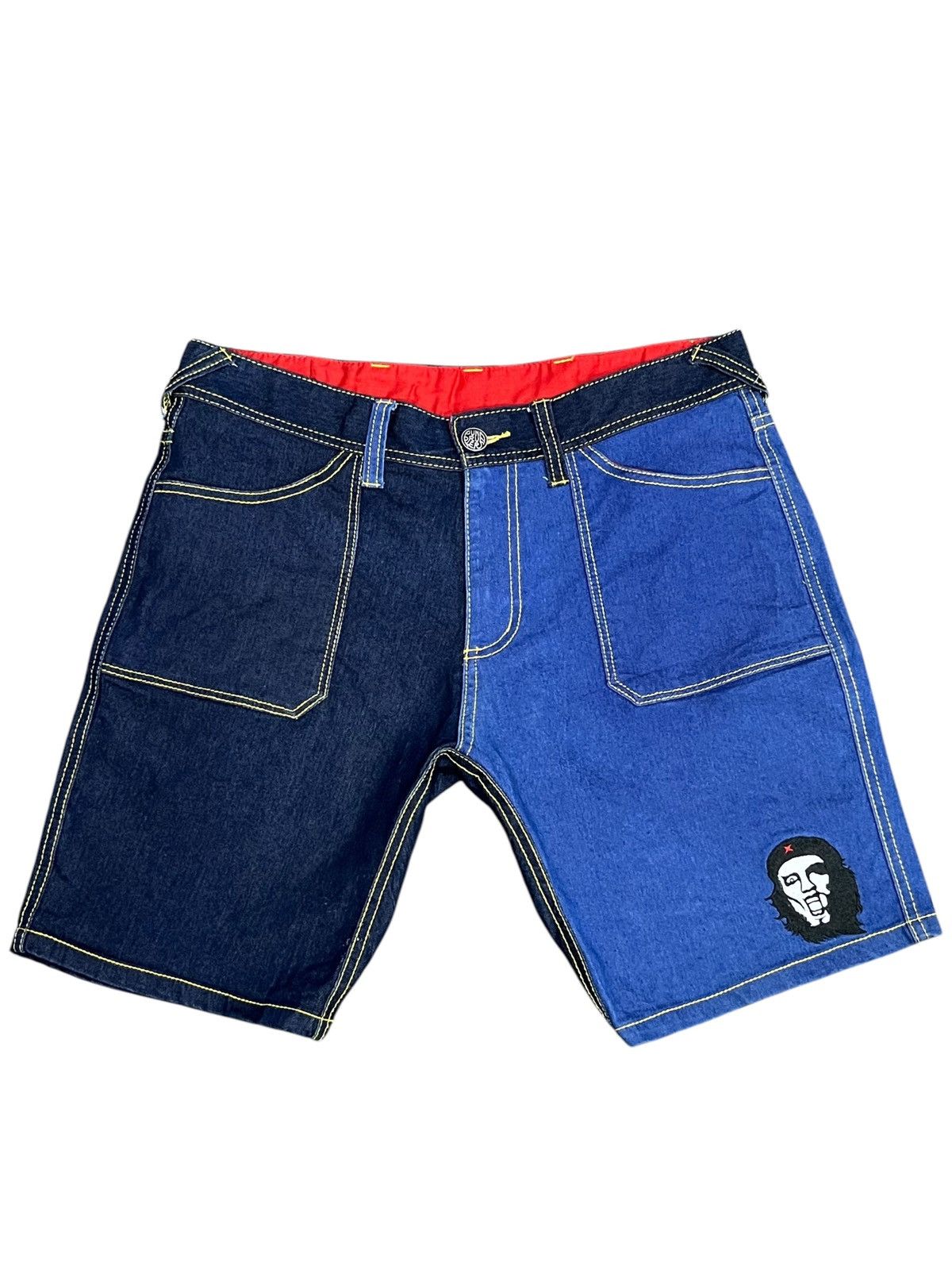 DrunknMunky PUNK DRUNKERS Revolution x Che Guevara Parody Hybrid Shorts Size US 31 - 6 Thumbnail