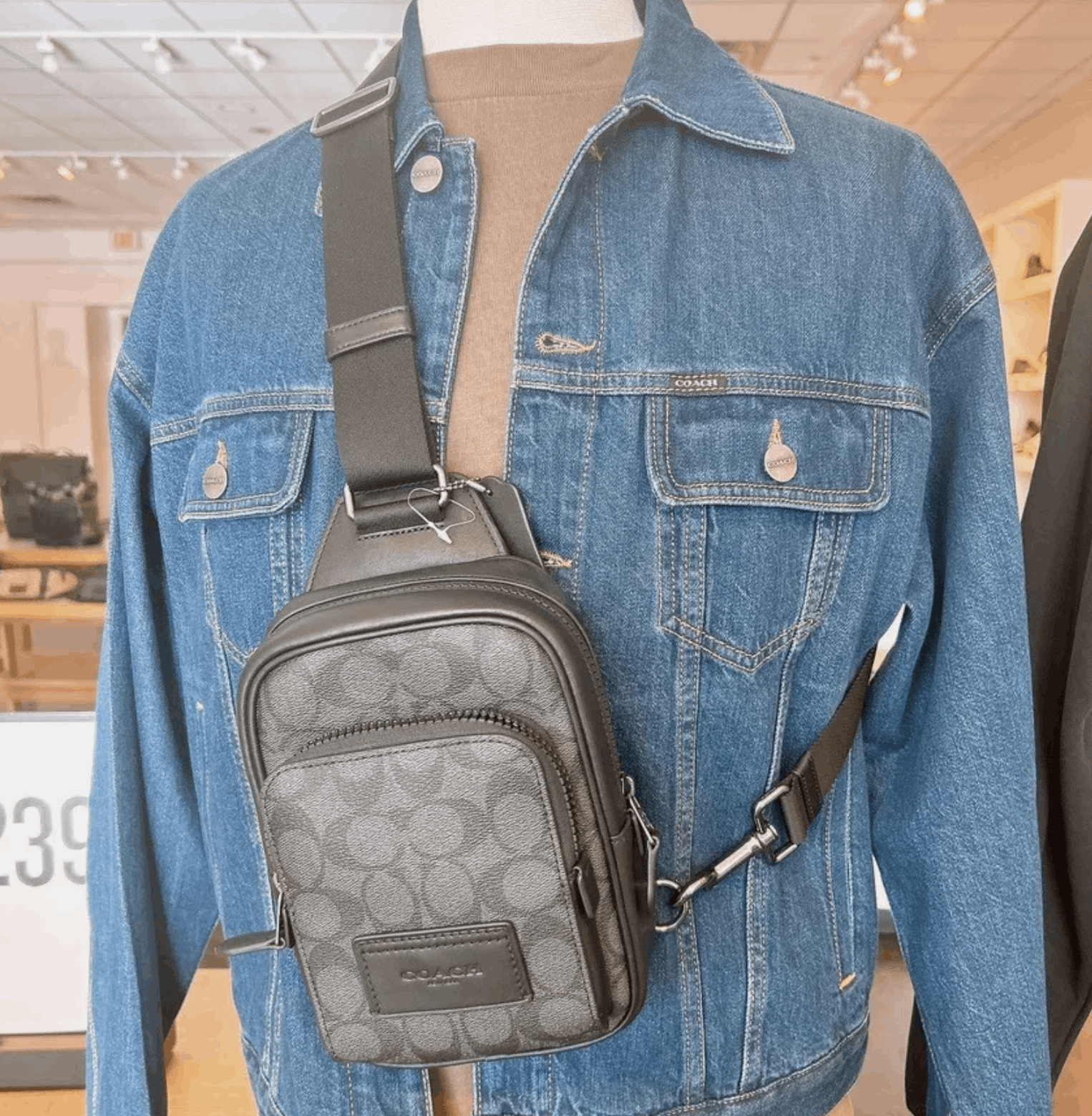 Coach men's sling pack online