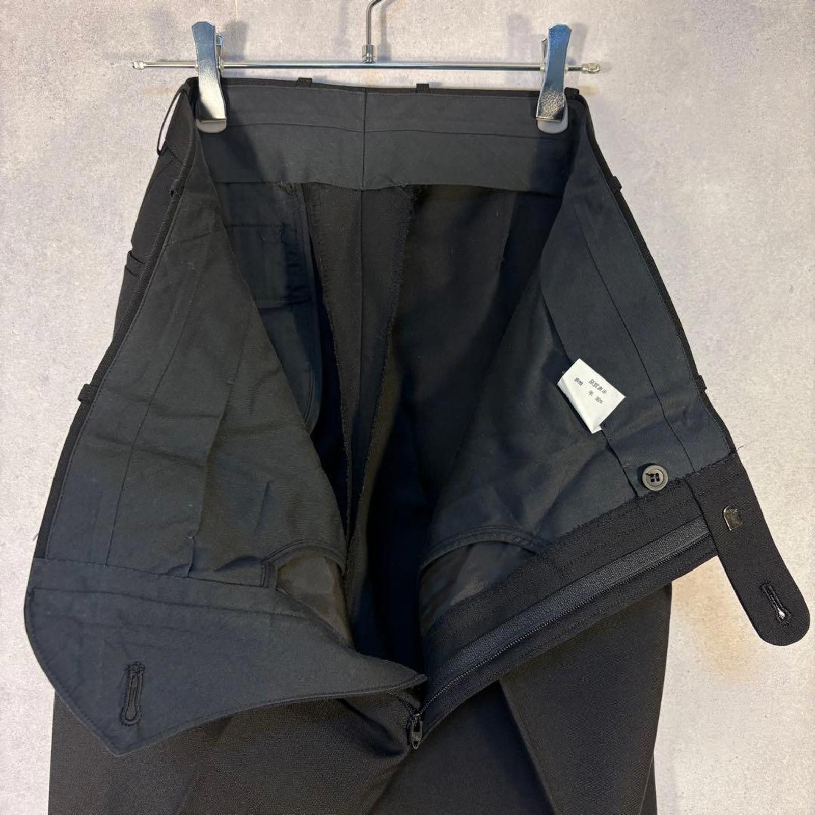Dior Dior - Black Double-Breasted Suit Wide Trousers Size 38R - 8 Thumbnail