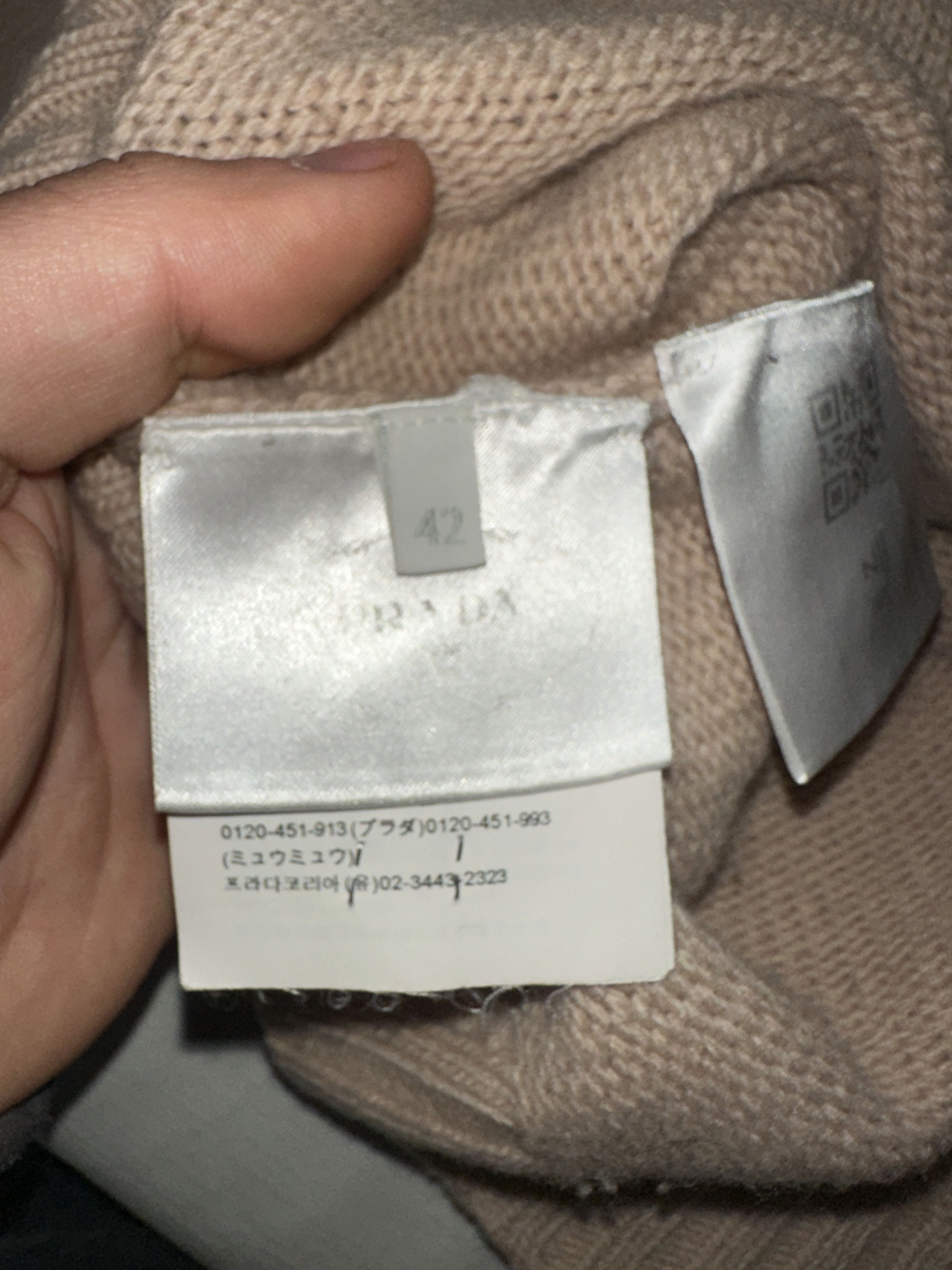 Prada Prada Lips Pattern Wool Cashmere Knit Sweater Size 42 IT Size M / US 6-8 / IT 42-44 - 10 Thumbnail