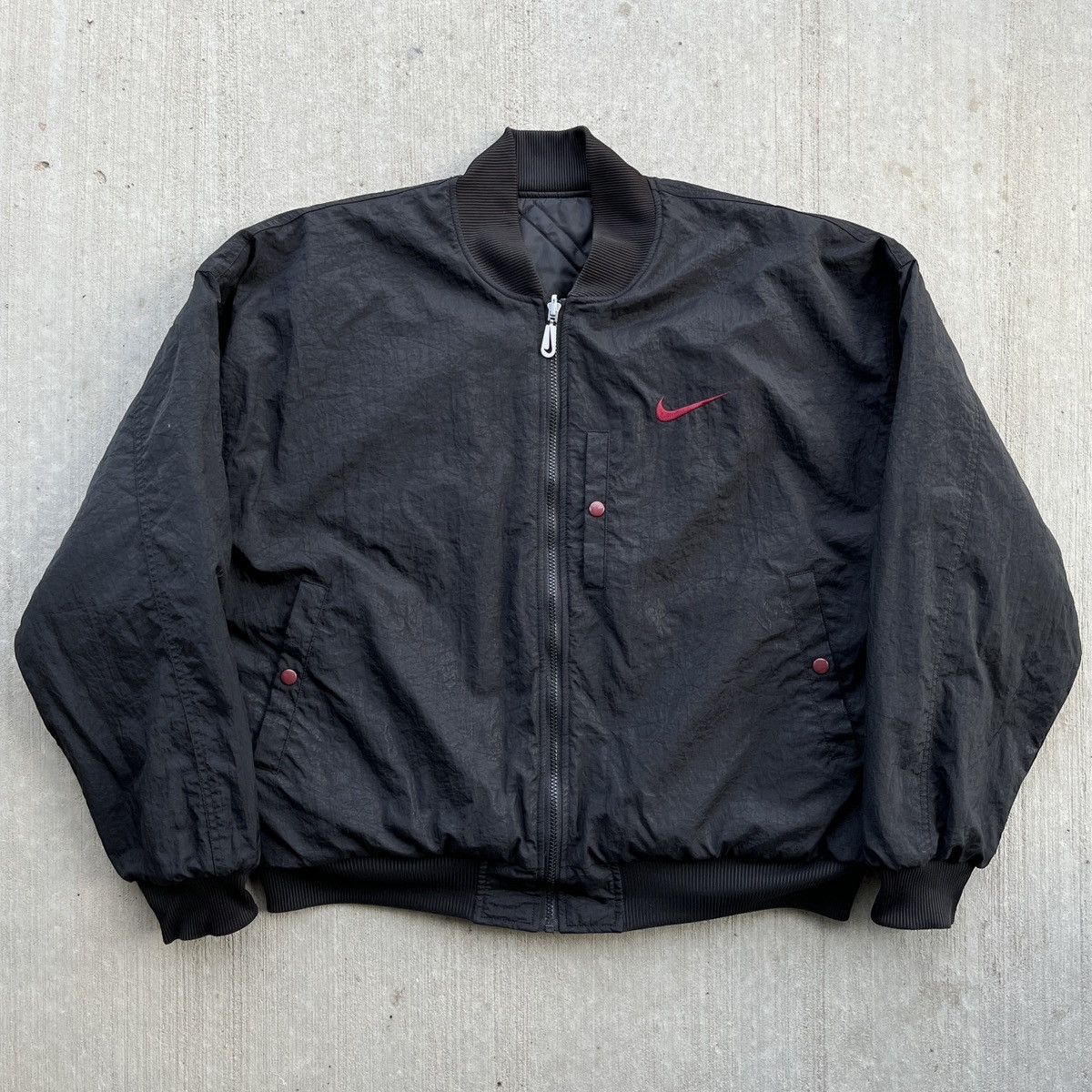 Nike × Vintage Vintage Nike Jacket Reversible Size US L / EU 52-54 / 3 - 3 Thumbnail