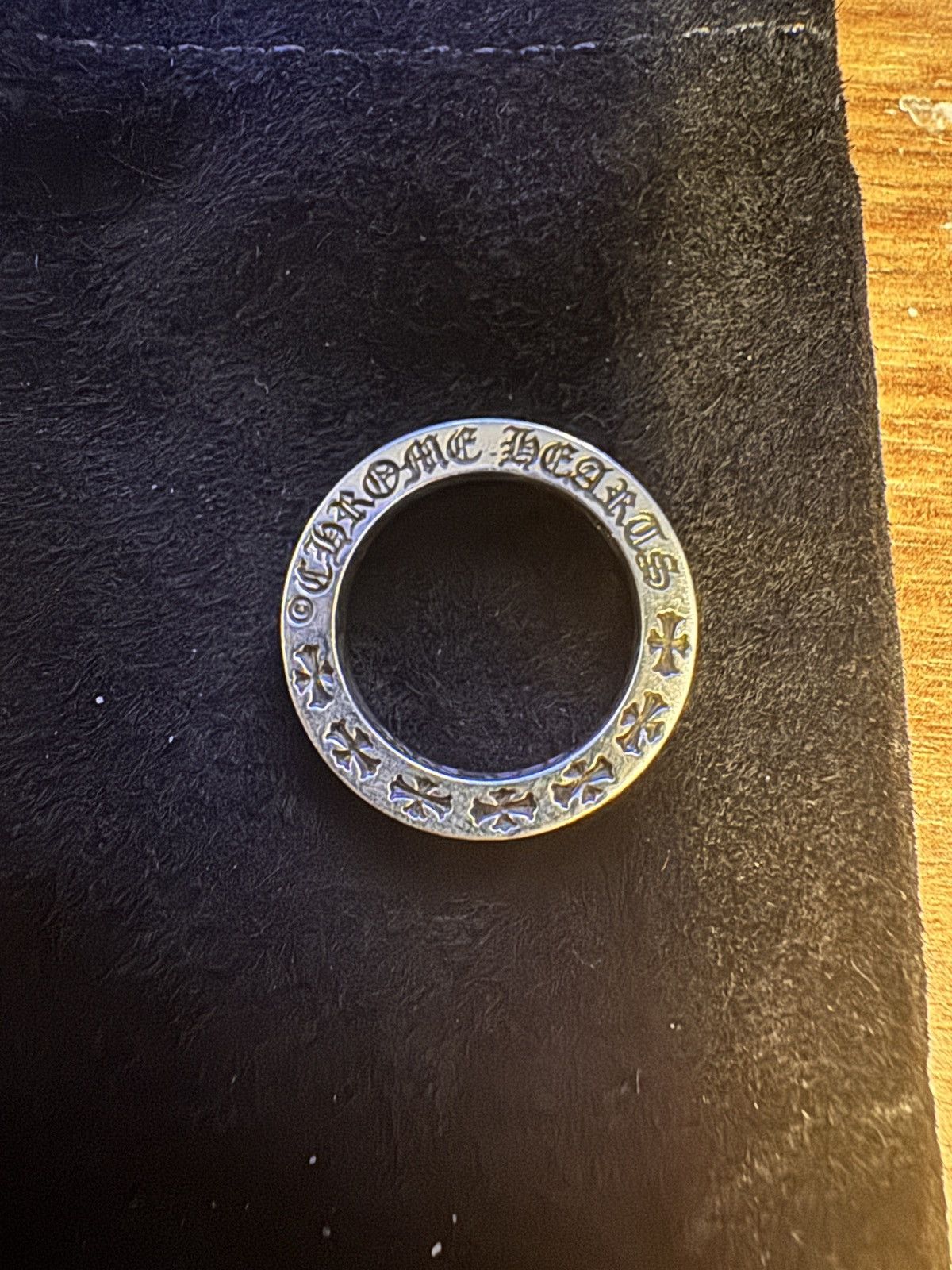 +CHROME HEARTS+ MALIBU FU RING SILVER マリブ リング シルバー CHROME HEARTS+ MALIBU FU RING SILVER マリブ リング シルバー