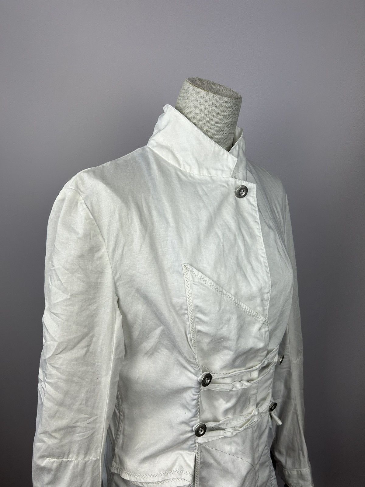Marithe + Francois Girbaud × Vintage LE JEAN DE MARITHE FRANCOIS GIRBAUD Cotton Blazer Jacket Size XL / US 12-14 / IT 48-50 - 7 Thumbnail