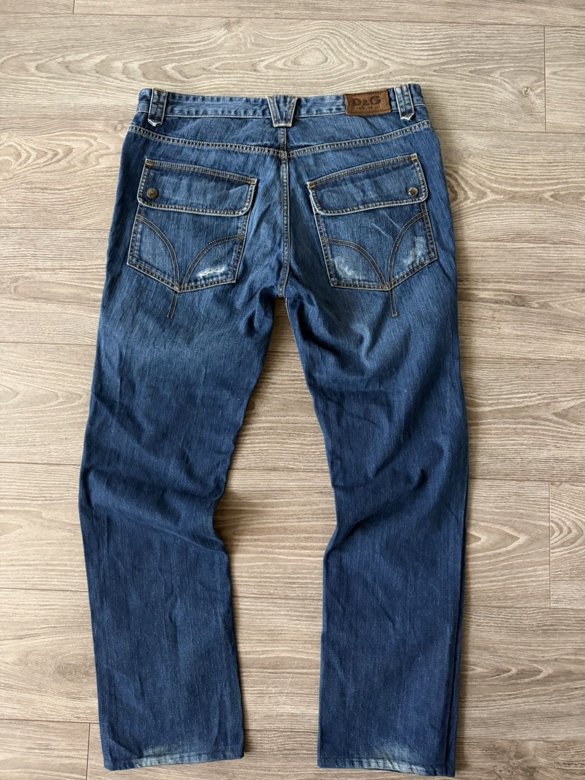 Dolce & Gabbana Dolce & Gabbana Vintage 05/06 SS Denim Swag Y2K Drip Jeans Size US 36 / EU 52 - 5 Thumbnail