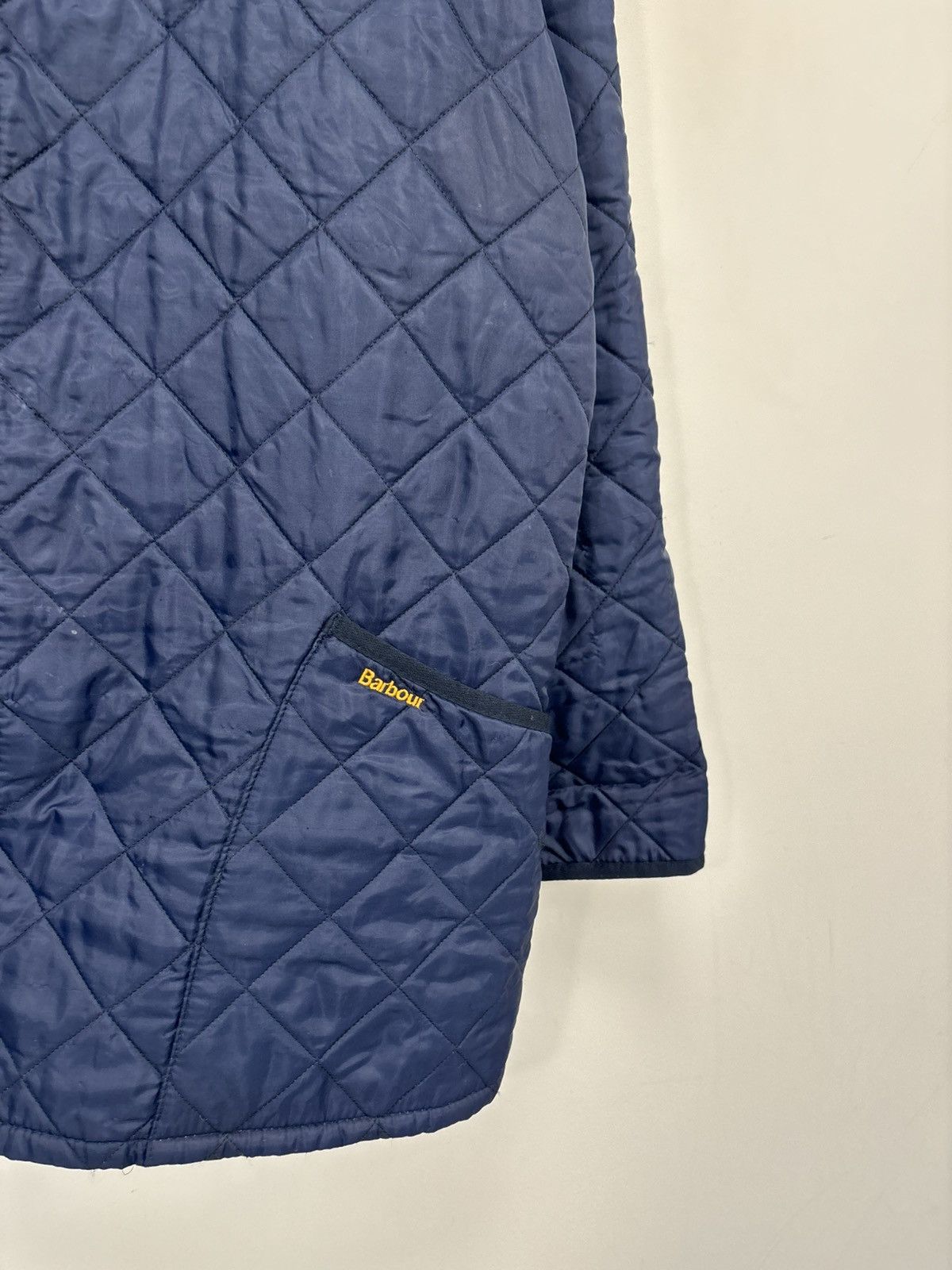 Barbour Barbour Vintage Liddesdale Navy Blue Hunting Quilted Jacket Size US XL / EU 56 / 4 - 8 Thumbnail