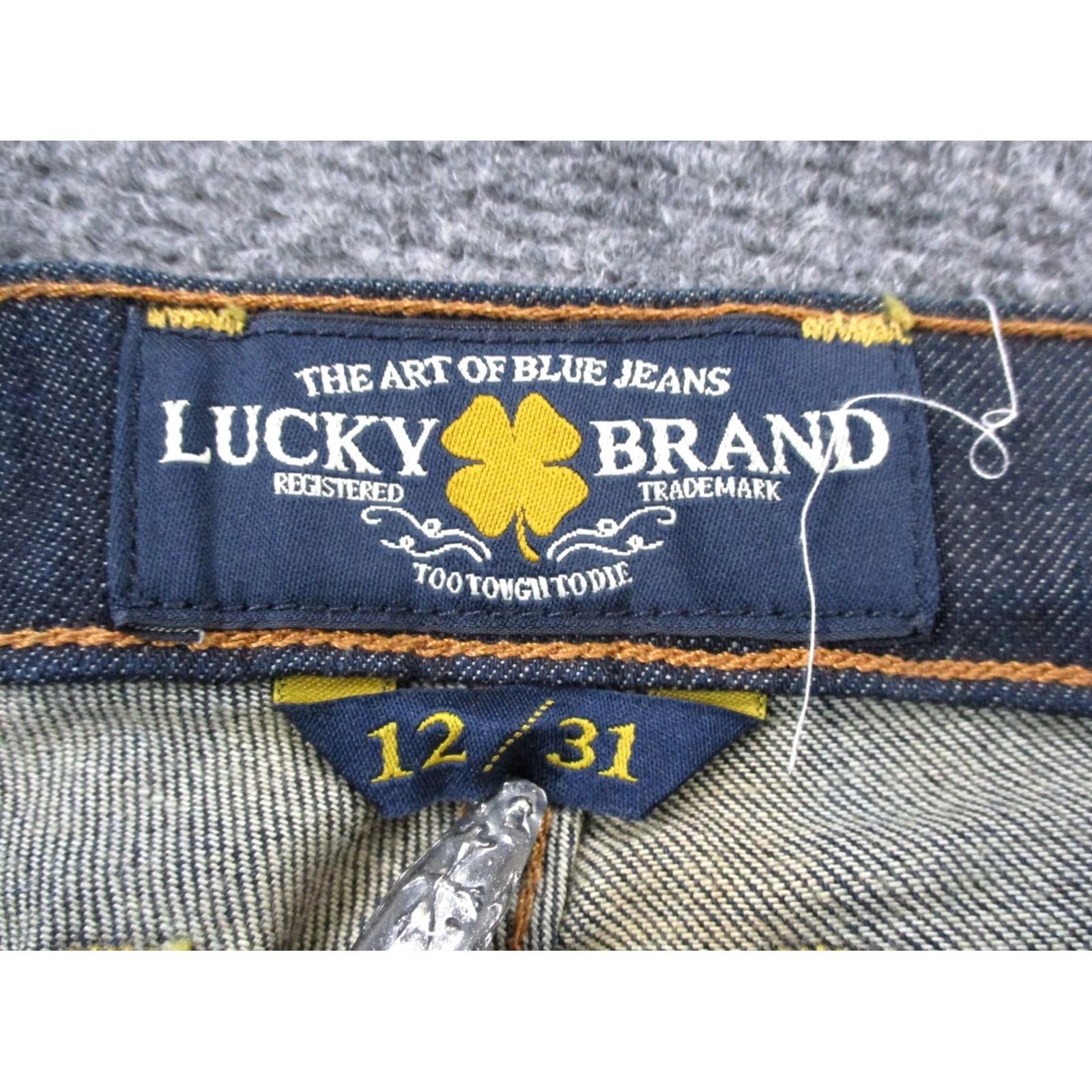 Lucky Brand Lucky Brand Jeans Womens 12 31 X 30 Blue Denim Charlie Skinny Regular Stretch NEW Size 24" / US 00 / IT 34 - 7 Thumbnail