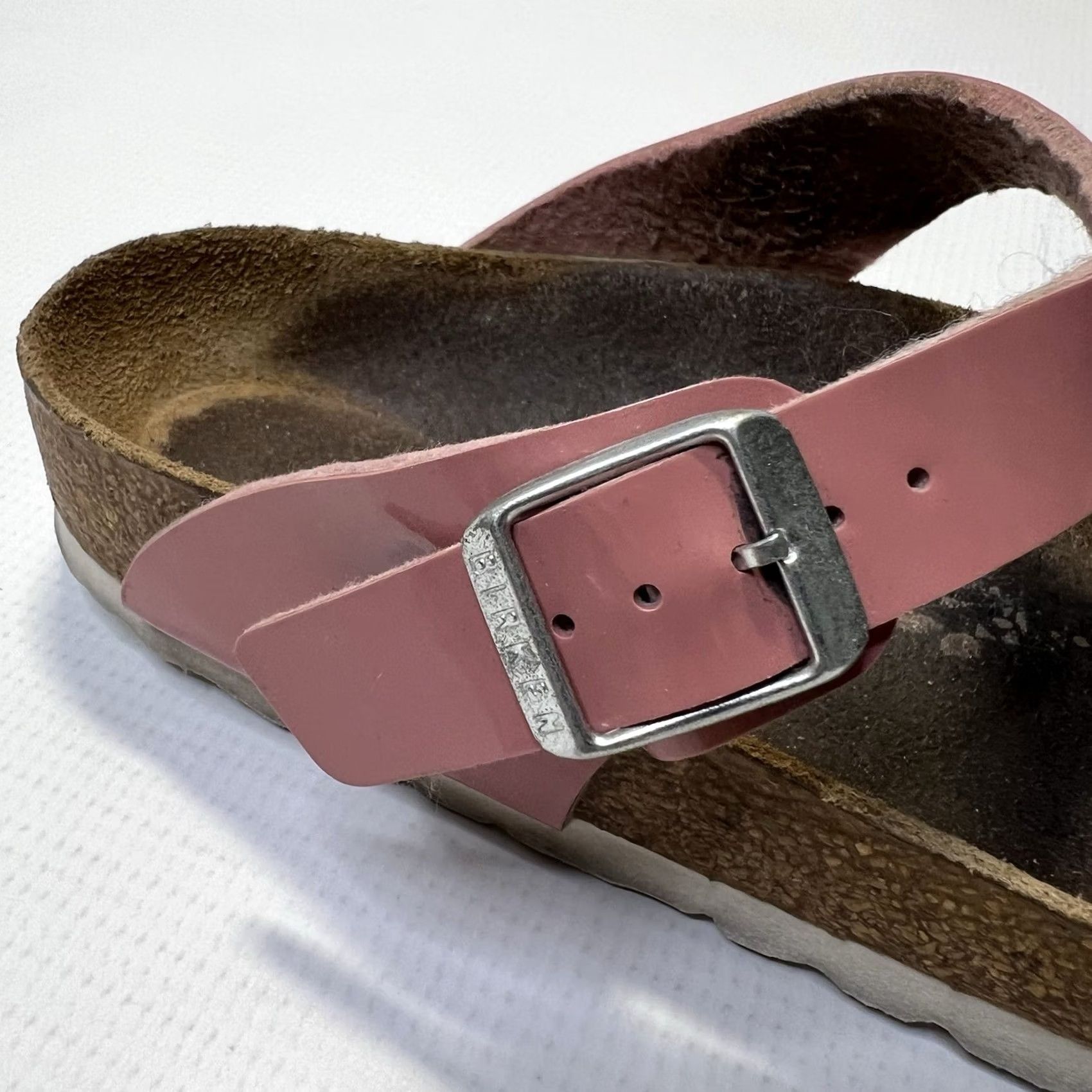 Birkenstock Birkenstock Gizeh Sandals Pink Vegan Brushed Floral Birko-Flor Slip On 40 US 9-9.5 Womens Casual Summer Travel Size US 9 / IT 39 - 7 Thumbnail