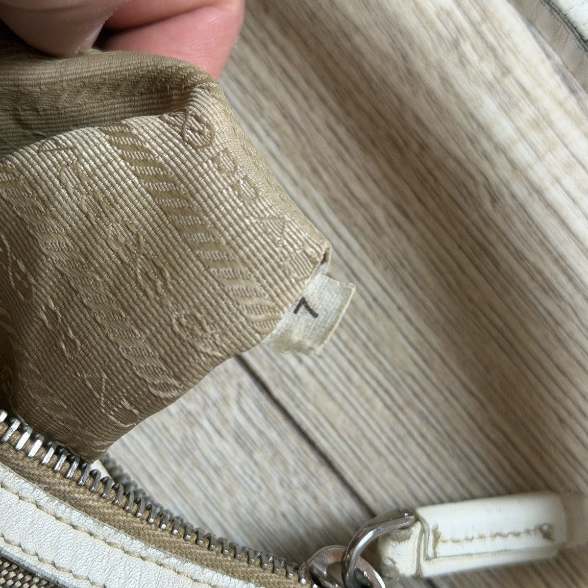 Prada Prada bag big logo jacquard canvas Size ONE SIZE - 13 Thumbnail
