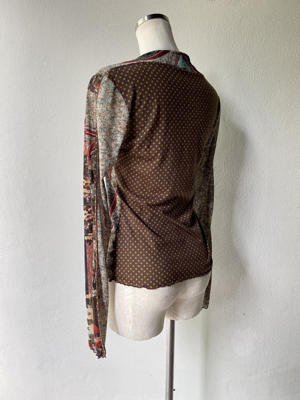 Designer × Japanese Brand Y2K mesh blouse top Size ONE SIZE - 7 Thumbnail