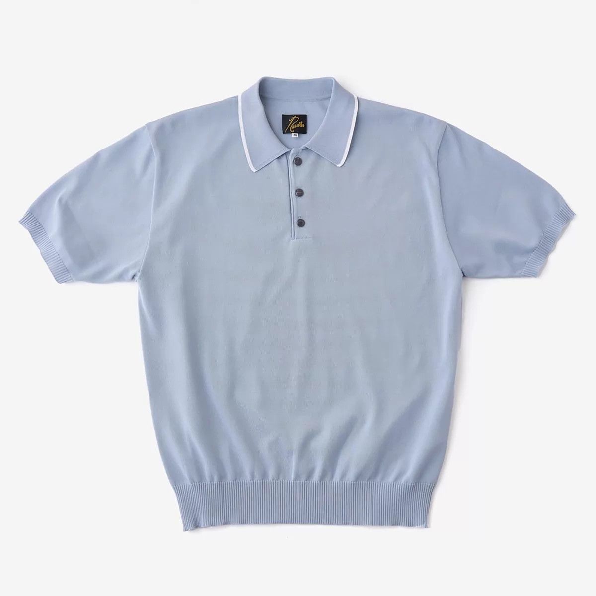 Needles NEEDLES Short-Sleeve Polo Light Blue Size US XL / EU 56 / 4 - 1 Thumbnail