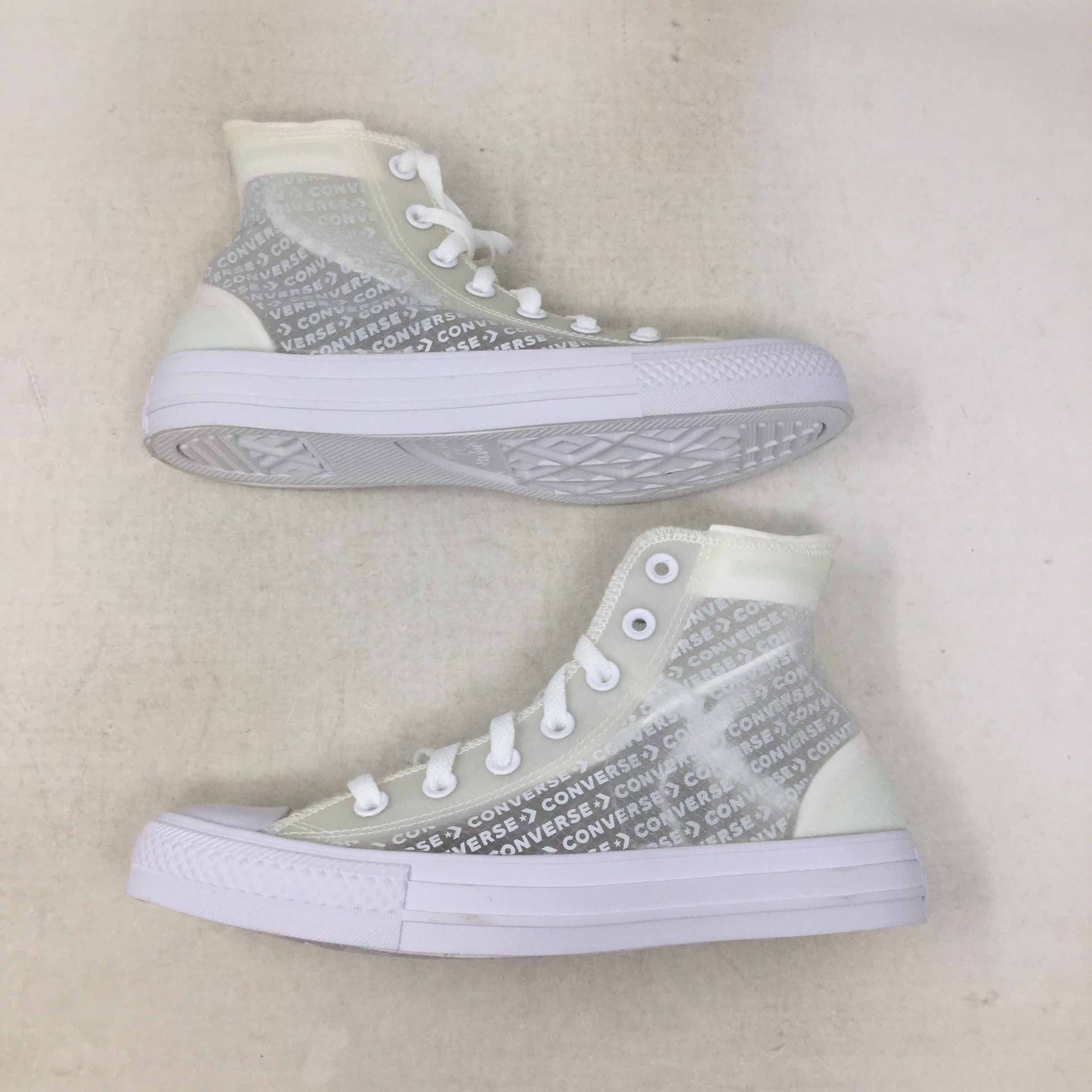 Converse blanche transparente best sale