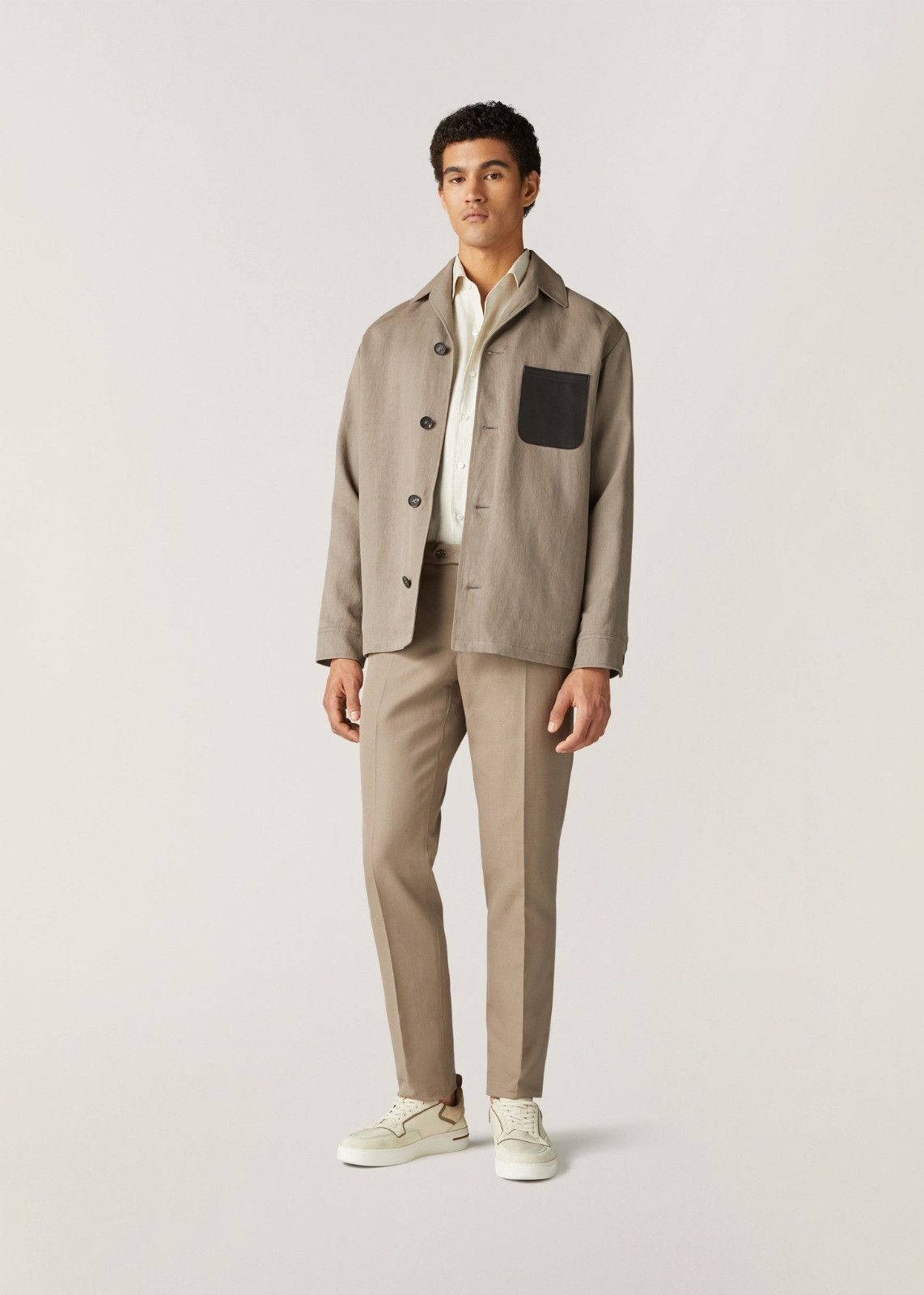Loro Piana o1srvl11e1024 Pantaflat Slim Pant in Beige Size US 36 / EU 52 - 5 Thumbnail