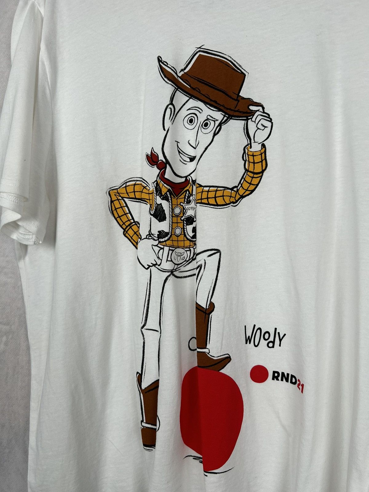 Disney Comic Relief Disney Pixar Toy Story Woody Graphic Tee Movie Size US L / EU 52-54 / 3 - 3 Thumbnail