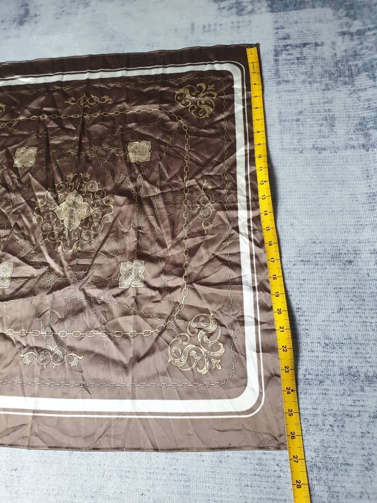 Japanese Brand Unnamed baroque style chocolates colours scarves Size ONE SIZE - 5 Thumbnail