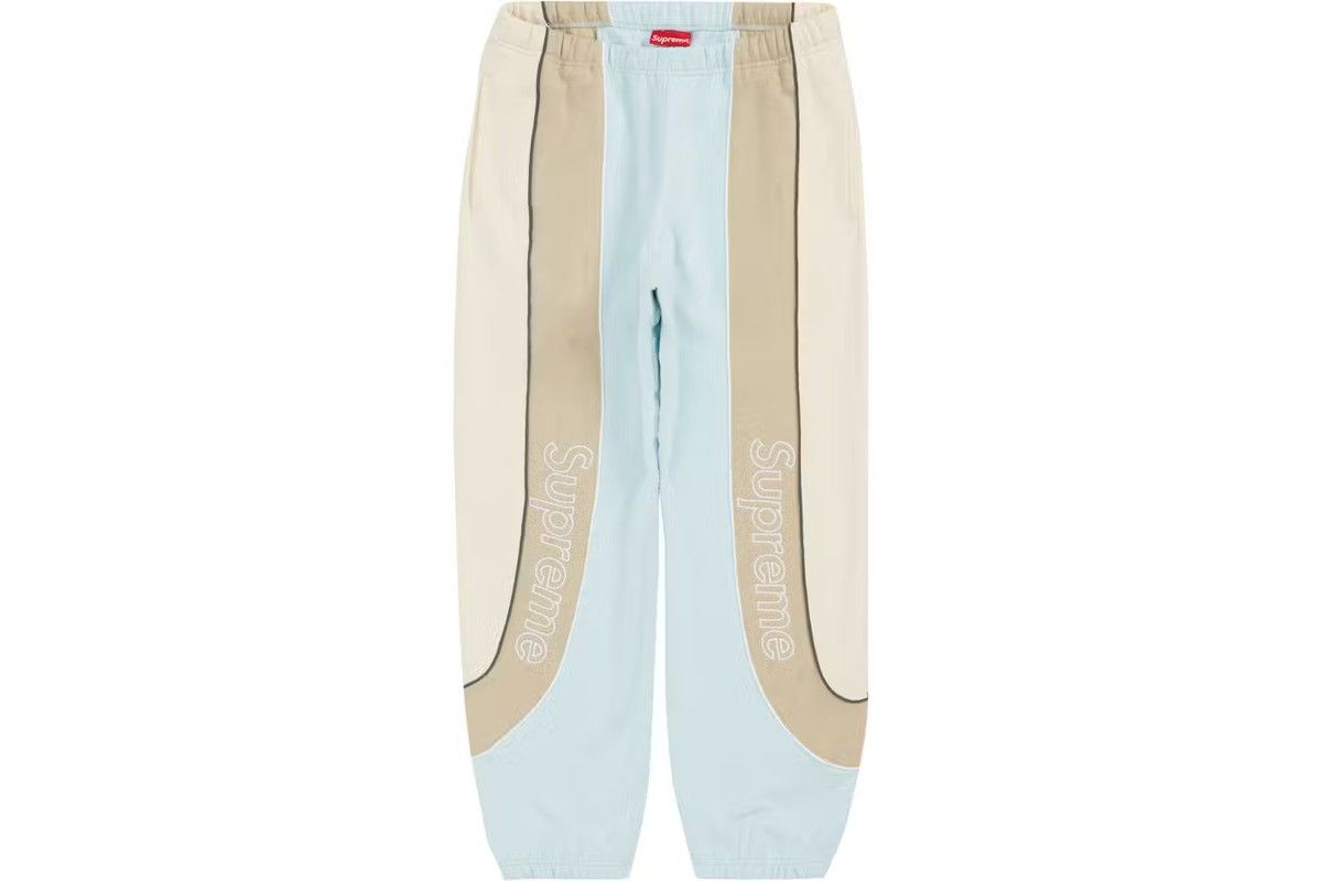 Supreme Supreme Track Paneled Sweatpant “Pale Blue” SS21 Size US 32 / EU 48 - 9 Thumbnail