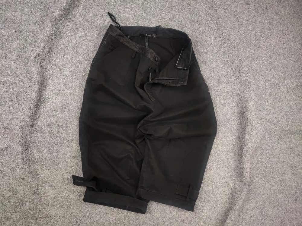 Japanese Brand Umit Unal Couture Black culottes thick Drop Crotch Pants Size US 32 / EU 48 - 1 Thumbnail