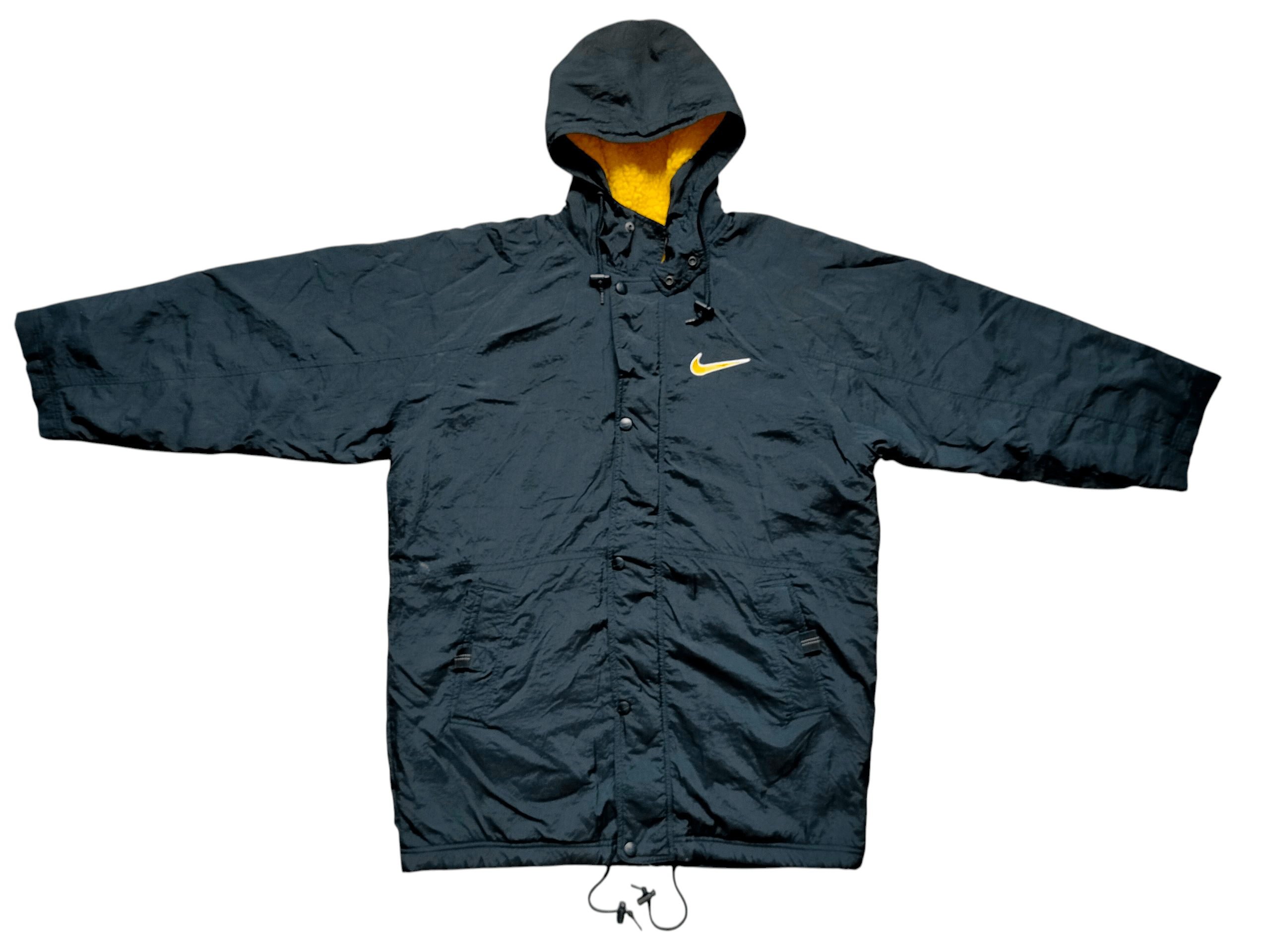 Nike Vintage 90s Nike Swoosh Long jacket Size US L / EU 52-54 / 3 - 3 Thumbnail