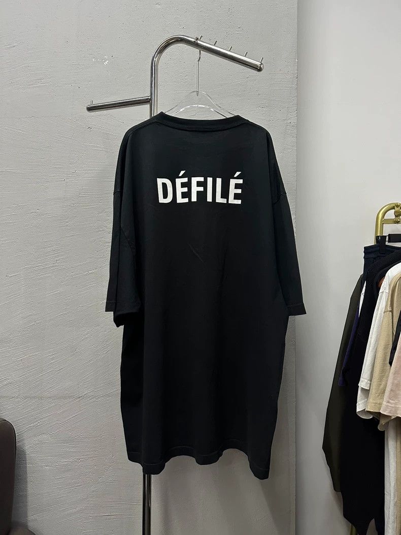 Balenciaga Balenciaga Short sleeve defile back logo \n Vintage Sport Size US S / EU 44-46 / 1 - 5 Thumbnail
