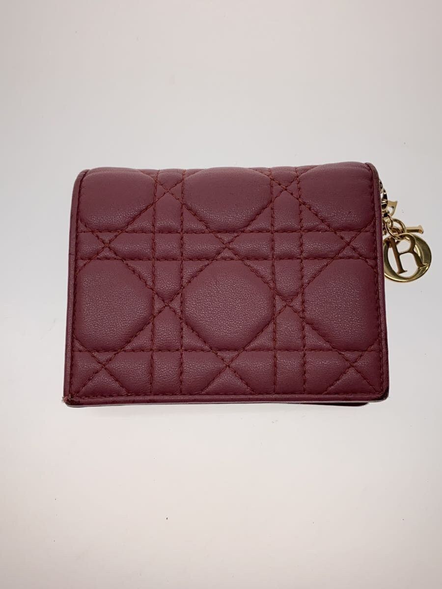 Dior Dior Leather Tri-Fold Wallet Pink Size ONE SIZE - 2 Thumbnail