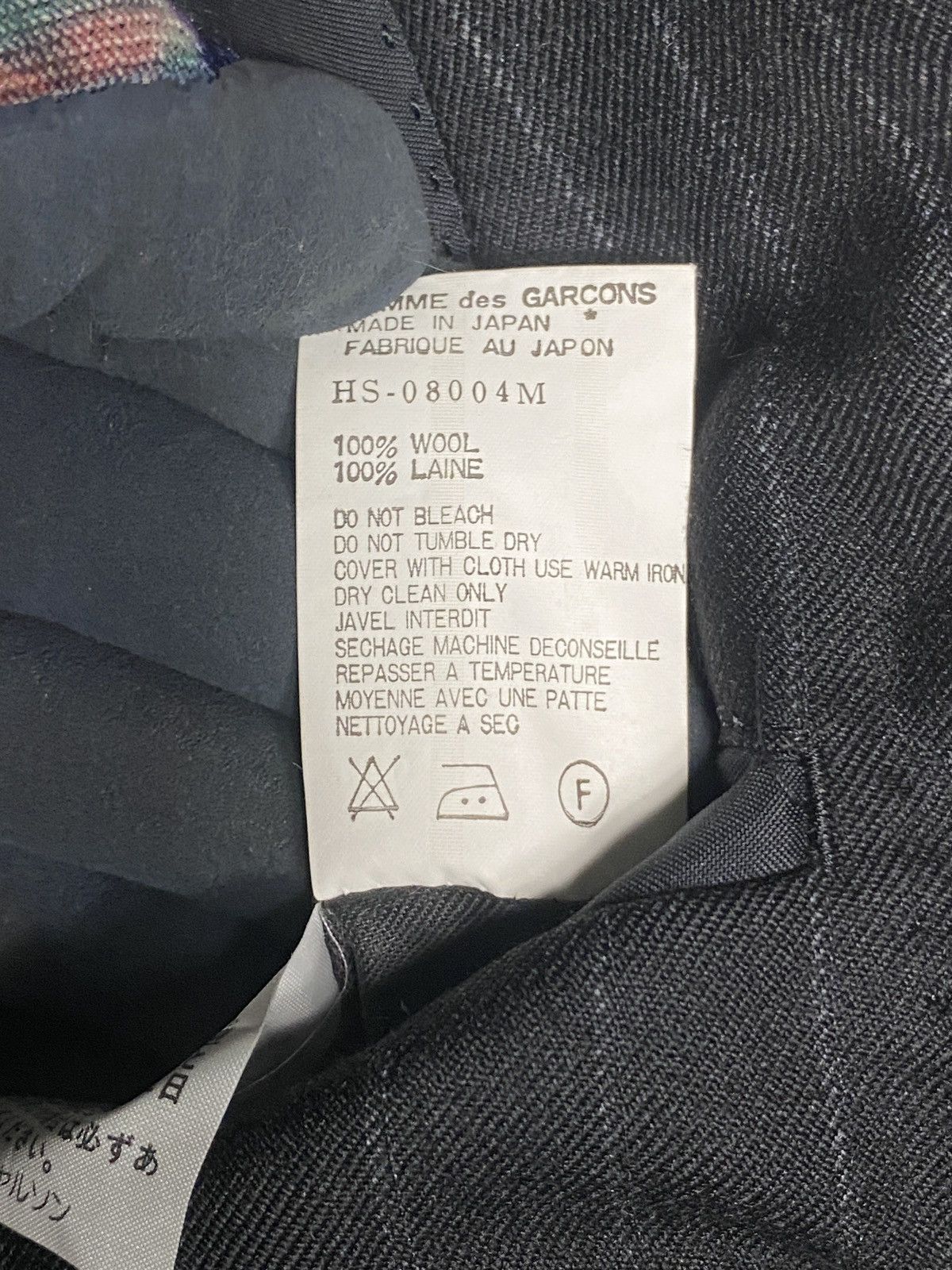 Comme des Garcons × Comme des Garcons Homme Comme des garcons 90s homme single breasted blazer jacket Size US M / EU 48-50 / 2 - 9 Thumbnail