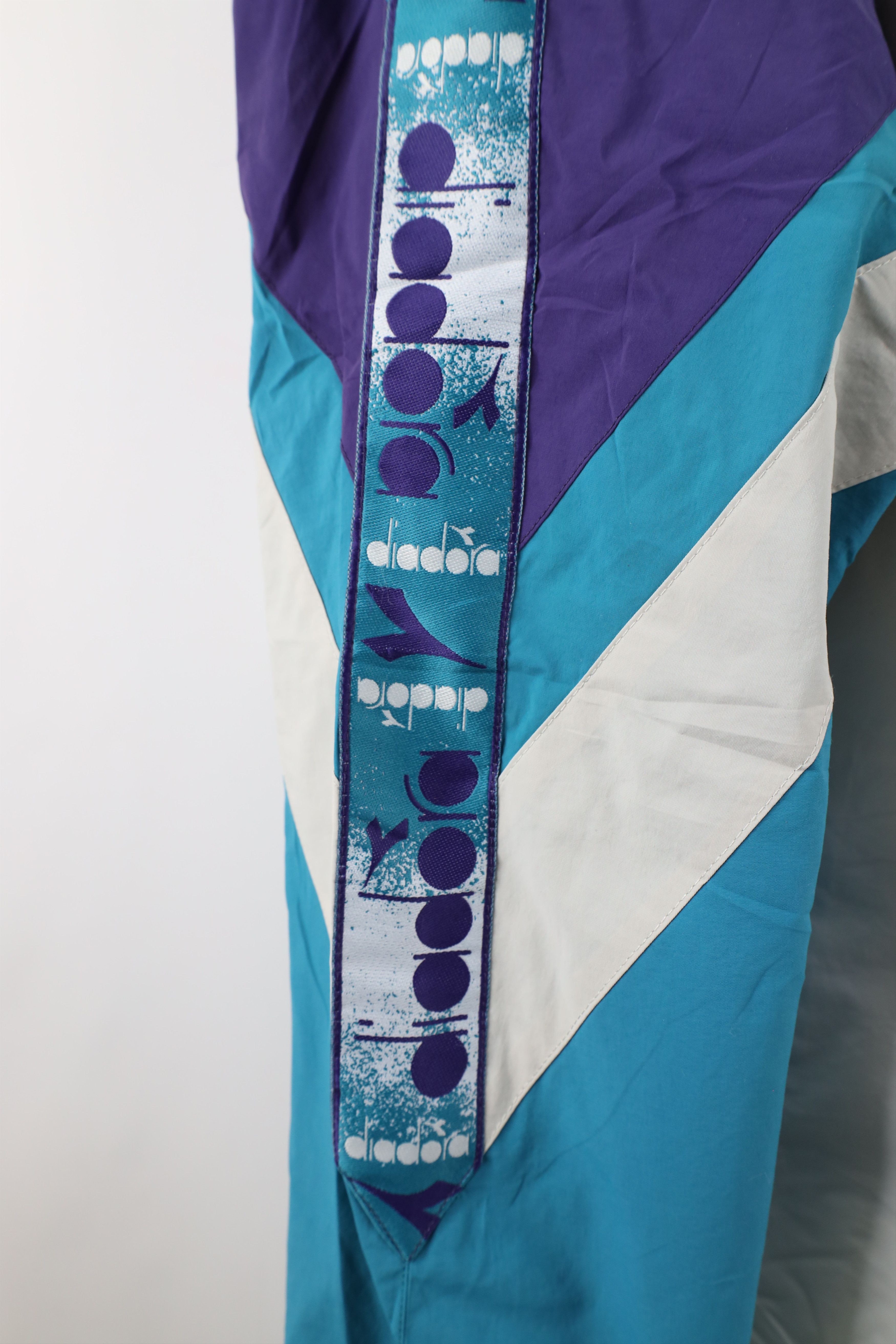Diadora × Vintage Vintage Diadora Taped Logo Soccer Futbol Windbreaker Jacket Size US XXL / EU 58 / 5 - 5 Thumbnail