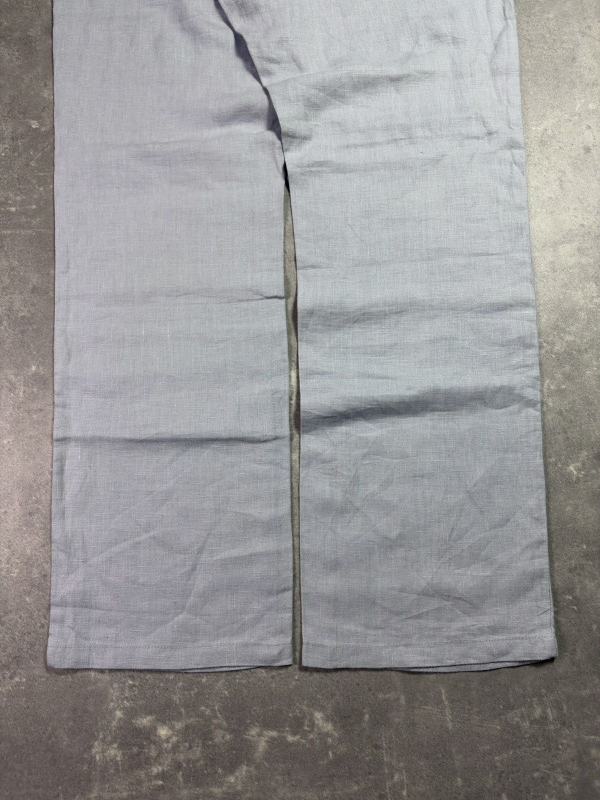 Yves Saint Laurent 100% Linen Rare Yves Saint Laurent YSL Logo Pants 38 Size US 38 / EU 54 - 8 Thumbnail