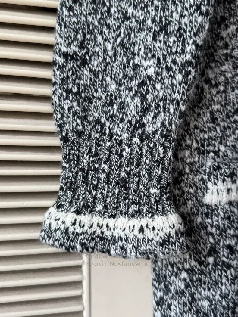 Chanel Chanel Black and white colour-block knitted cardigan coat Size XS / US 0-2 / IT 36-38 - 6 Thumbnail