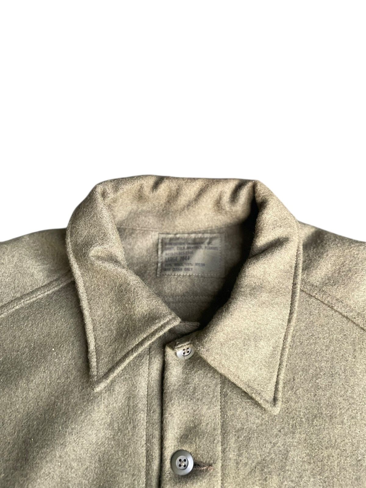 Other Vintage USMC Wool Shirt Size US L / EU 52-54 / 3 - 6 Thumbnail